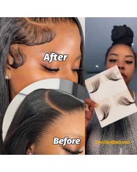 HD lace baby hairs 100% human hair 