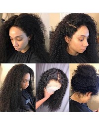 Amyas-Brazilian virgin deep curly full lace wig