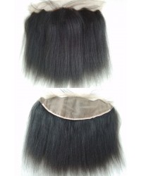 Indian remy Italian yaki 13x4 silk top lace frontal