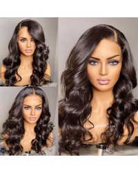 Angela 04-5x5 HD lace closure wig Loose Wave Brazilian virgin human hair 