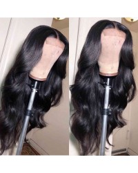 Luis-Brazilian virgin loose wave 4*4 lace closure wig