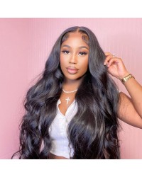 Lucy04-Wear and Go Wig Virgin Human Hair Pre Cut HD Lace Wig loose wave