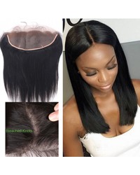 Malaysian virgin silky straight lace frontal