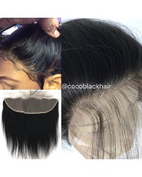 Brazilian virgin silky straight lace frontal