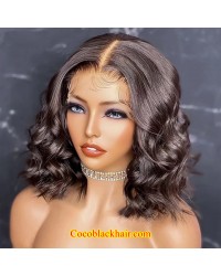 Emily17-Brazilian virgin silky wave 360 bob wig 