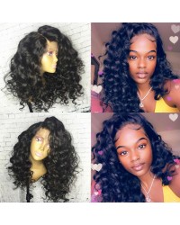 Emily20-Brazilian virgin Spanish wave 360 wig 