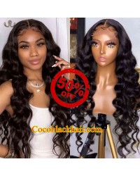 Angela 23-5x5 HD lace closure wig straight Wave Brazilian virgin human hair pre plucked hairline