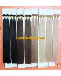 U Tips Raw Virgin Cuticle Aligned Double Drawn hair Extensions 