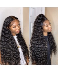 Emily19-Brazilian virgin water wave 360 frontal wig 