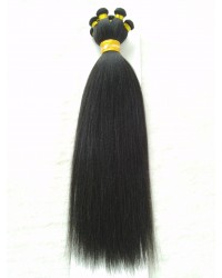 Indian remy Yaki straight hand tied wefts