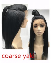 Chloe- Chinese virgin Coarse Yaki full lace wig