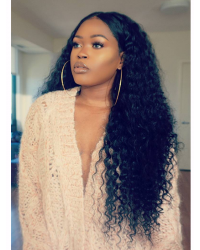 Rhonda-Brazilian virgin deep wave full lace wig