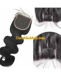 Brazilian virgin body wave 4x4 lace closure