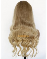Angela 56-Light blonde 5x5 HD lace closure wig virgin human hair 