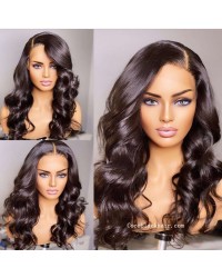 Nova 08-Loose wave Brazilian virgin 13x6 wig glueless lace front Pre plucked hairline