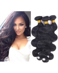 Malaysian virgin 3 bundles body wave hair weaves