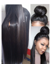 Rita-Brazilian virgin Natural straight full lace wig