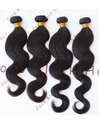 Brazilian virgin 4 bundles yaki body wave hair extensions