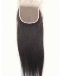 Yaki straight silk base top closure